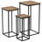 Glass Top Nesting Tables