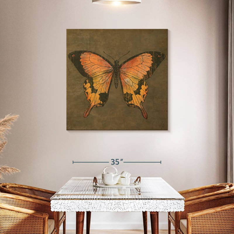 Crowle Mocha Butterfly, 39" H x 39" W