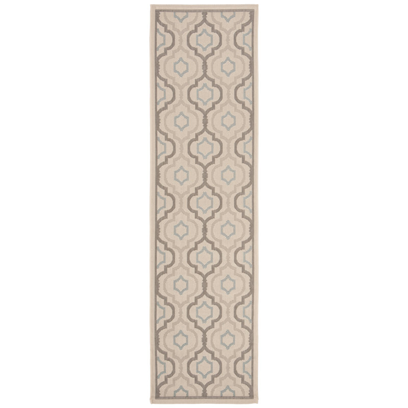 Herefordshire Performance Geometric Indoor/Outdoor Area Rug, Runner 2'3" x 6'7"