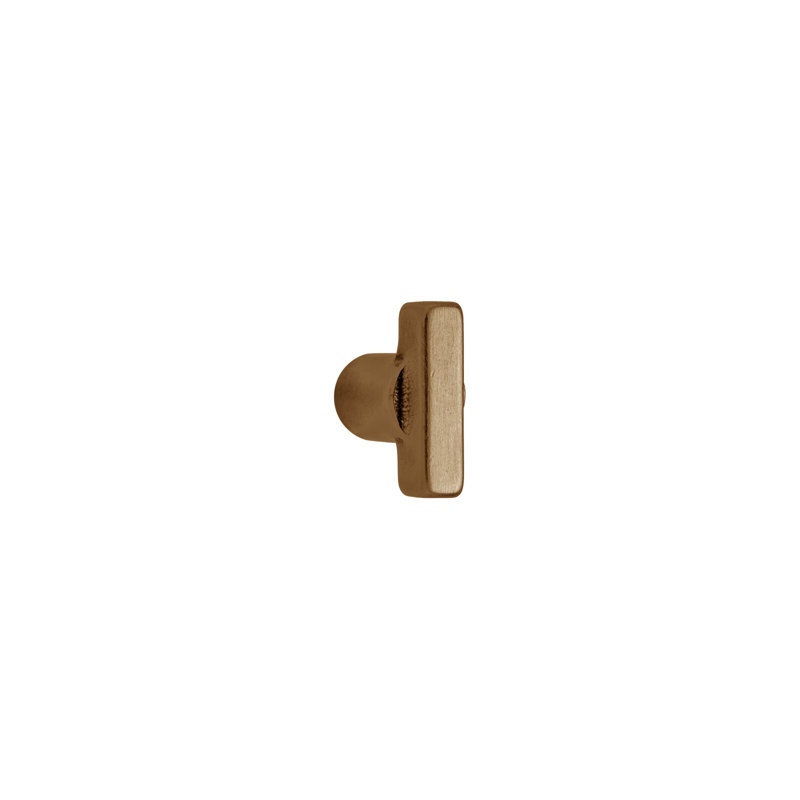Metro Bronze Bar Knob, Silicon Bronze Medium