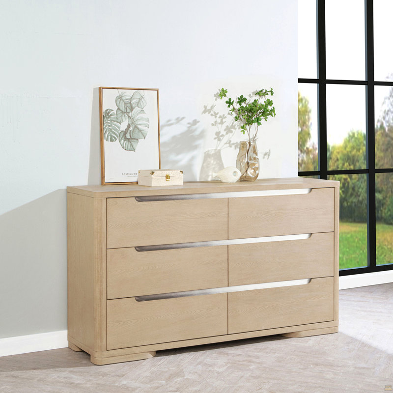 Commode de chambre 6 tiroirs Mirador