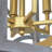Elegant 6-Light Lantern Rectangle Chandelier