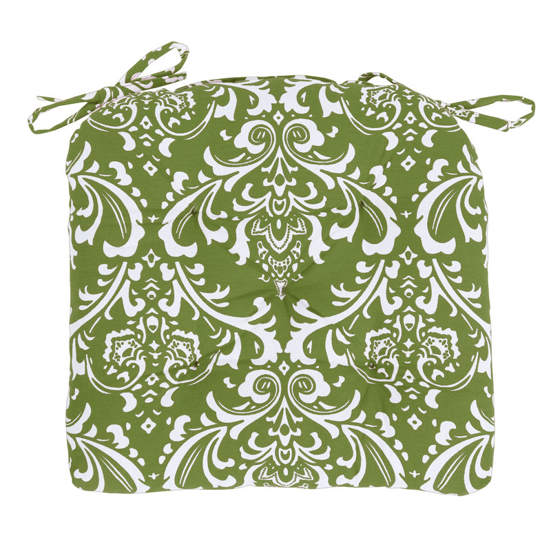 Outdoor 3'' Dining Chair Seat Cushion, Sage
