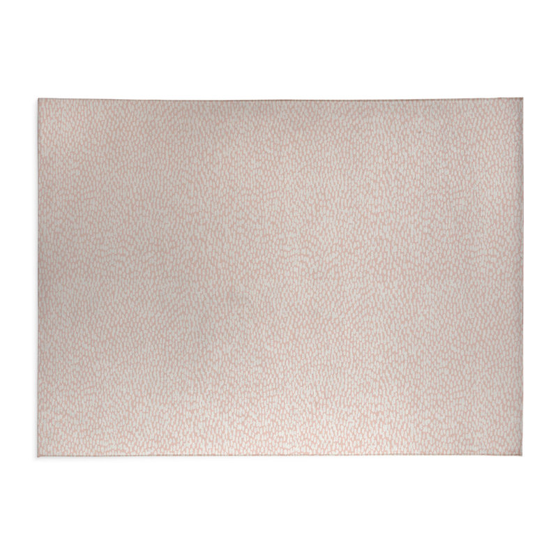 Tapis de bureau léger Twinkle Splat, L 6 pi x L 4 pi, Rose