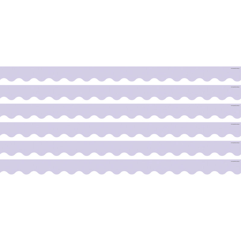 Bordure festonnée de 35 pi par paquet, paquet de 6, Pêche