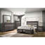 Tête de lit contemporaine à panneau gris avec tiroirs, mobilier de chambre élégant et fonctionnel-1642321513