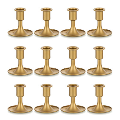 12 porte-bougies chandeliers