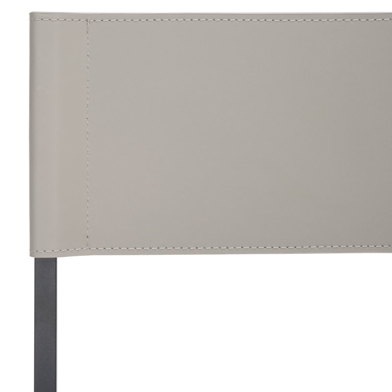 Tabouret de bar et de comptoir Fairbanks, Gris clair, Tabouret de comptoir (siège d'une hauteur de 26 p