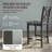 Upholstered 26" Counter  Bar Stool Solid Wood Counter Stool -1319867507-1319867510