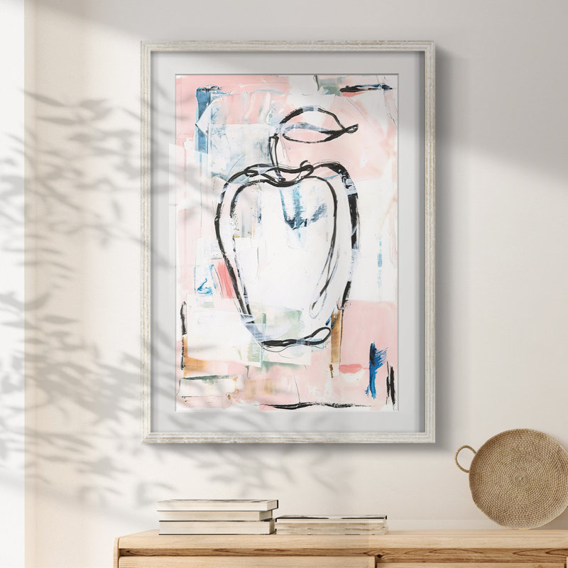 Hyperbola II -Gallery Wrapped Canvas, 28.5'' H x 20.5'' W, White