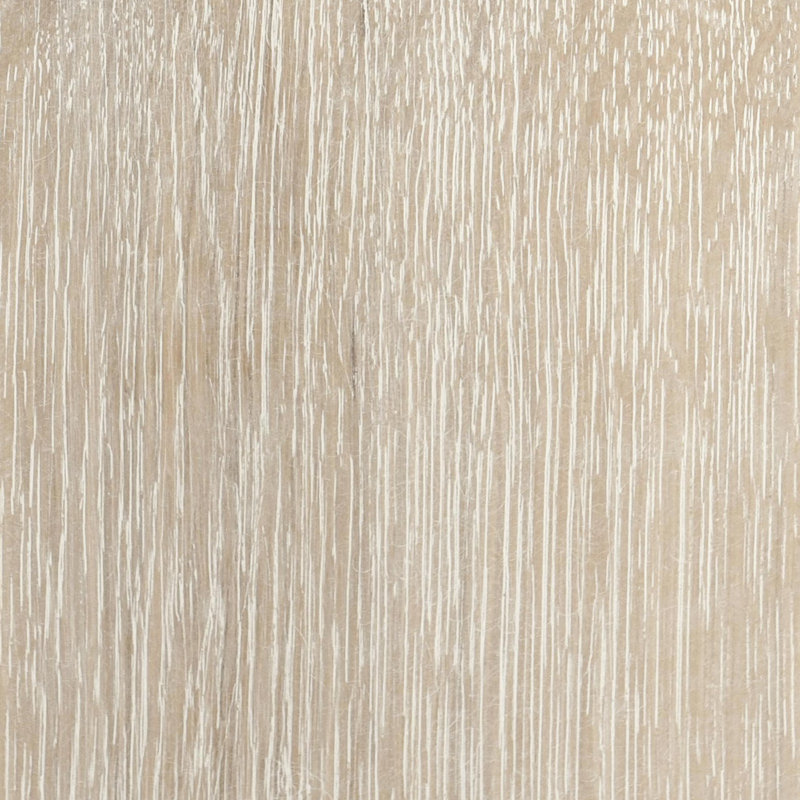 Table de bout en bois massif Elise	, Blanc délavé