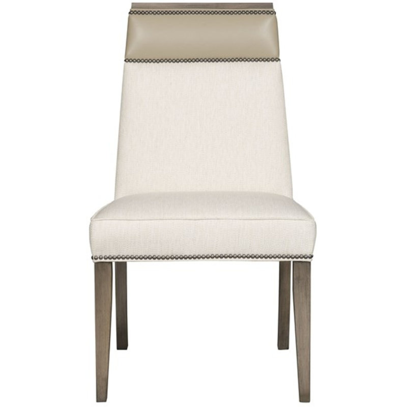 Phelps By Michael Weiss Upholstered Dining Chair, Kidders Porcelain/Remmy Beige, Graythorne, Yes
