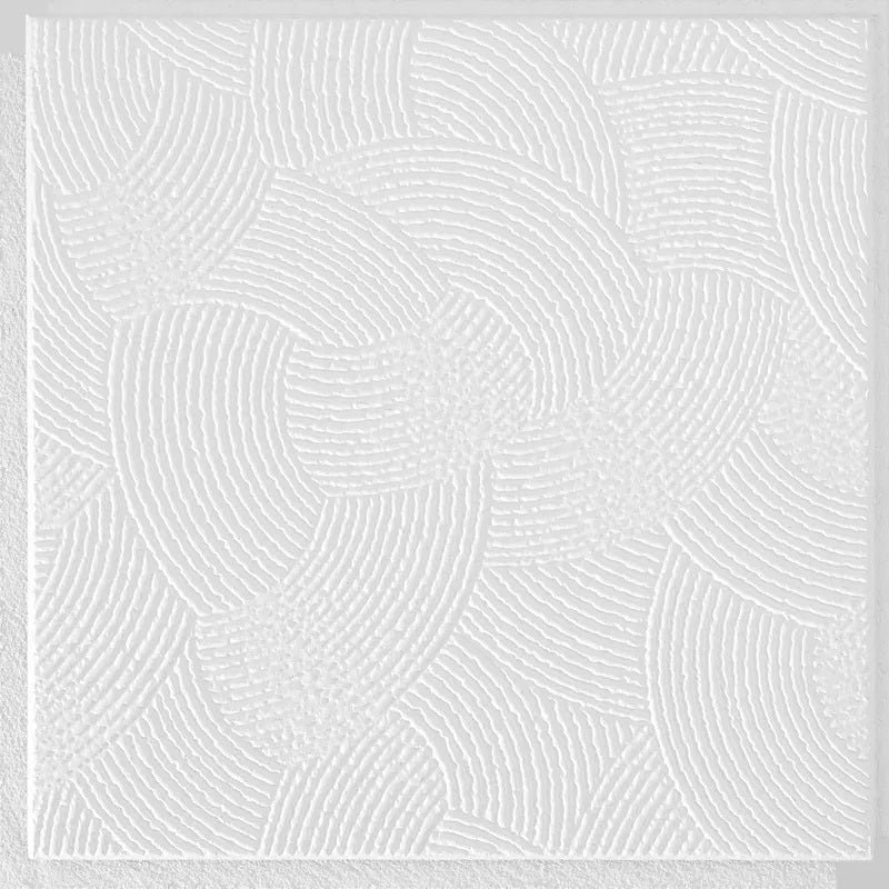 Pinehurst 1 ft. x 1 ft. White Textured Mineral Fiber Ceiling Tile