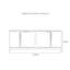 Buffet moderne avec 4 portes et 4 tiroirs