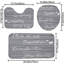 Ensemble de rideau de douche 4Pcs Family-128589526