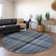 Premium Machine Washable Cerrito AMF548 Blue Rug