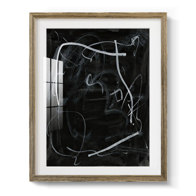 «Erase I», peinture sur papier encadrée
