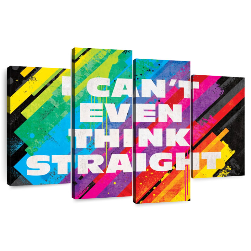 Tergel I Can't Even Think Straight, 48" H x 75" W