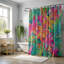 Rideau de douche standard 1 pièce Watercolor Island-602240559