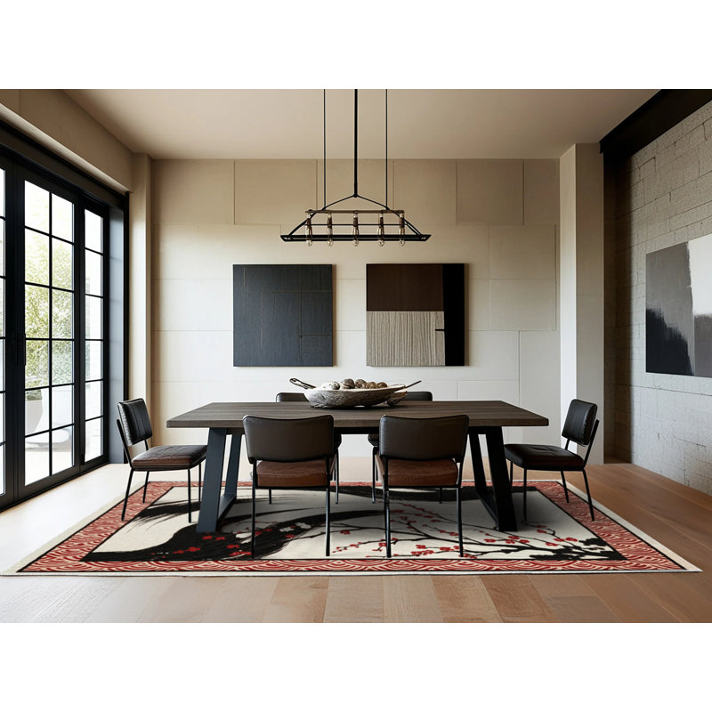 Lunar Bloom Rug, Square 8'