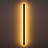 Barde Slender Sideway Outdoor Hardwired Bar Wall Sconce with LED Light Source-283586579