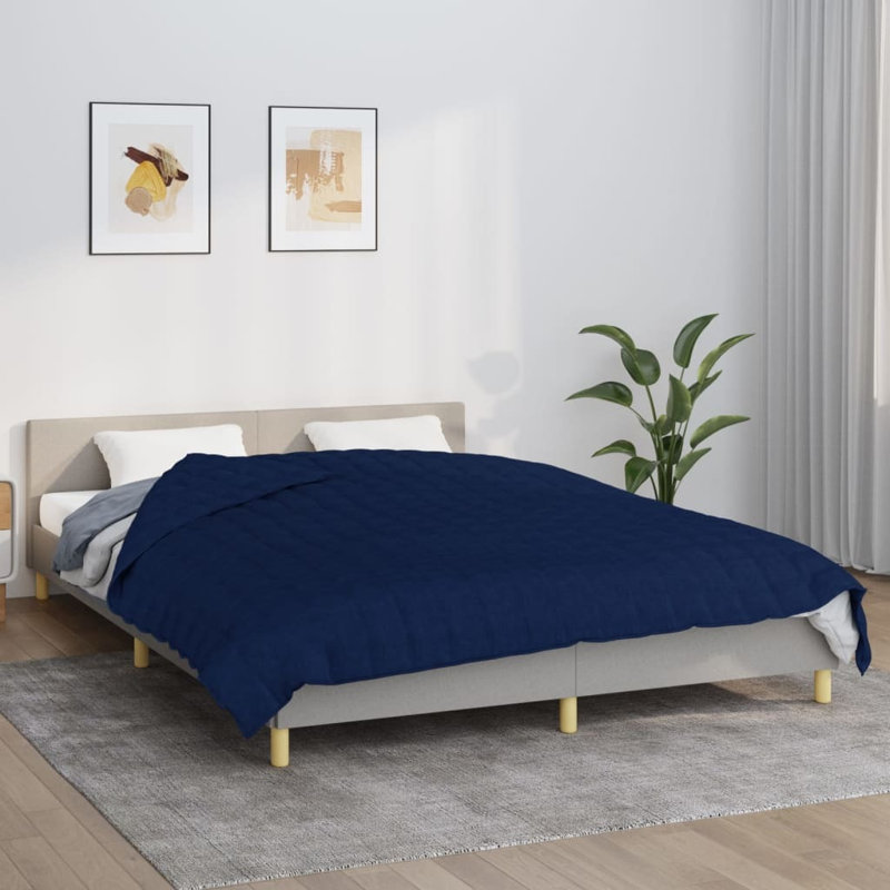 Scouley Weighted Throw Blanket, W200 x L200cm, Blue