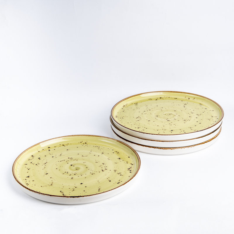 Myron 21cm Dinner Plate, Green
