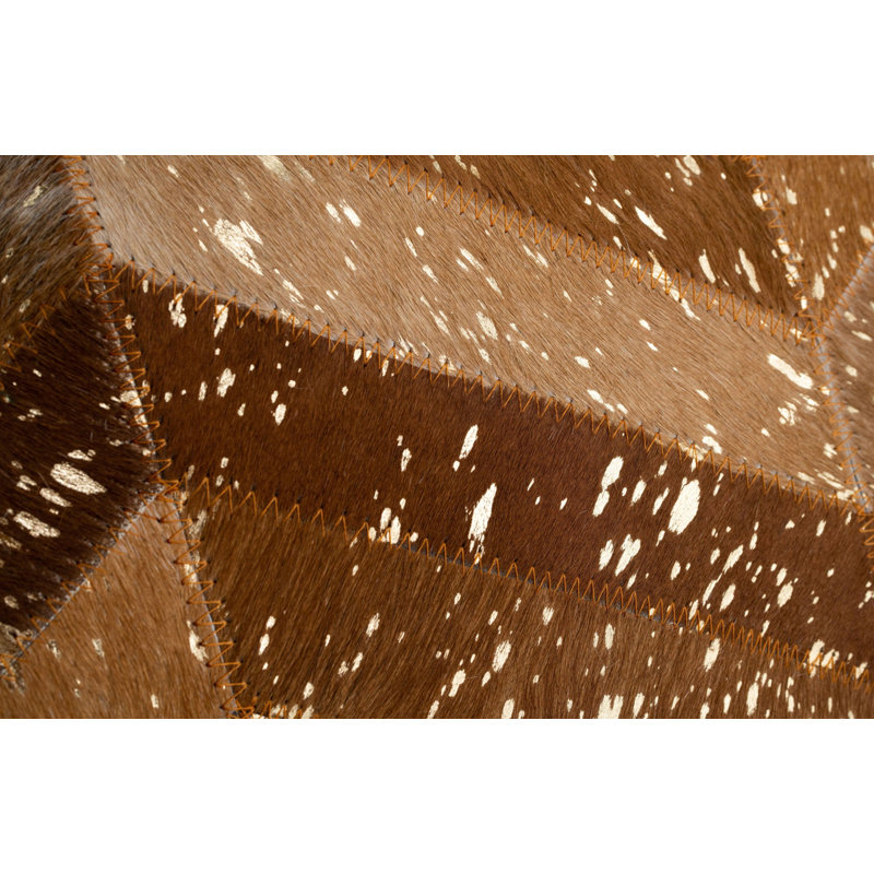 Coussins décoratifs en cuir de vache Canvello