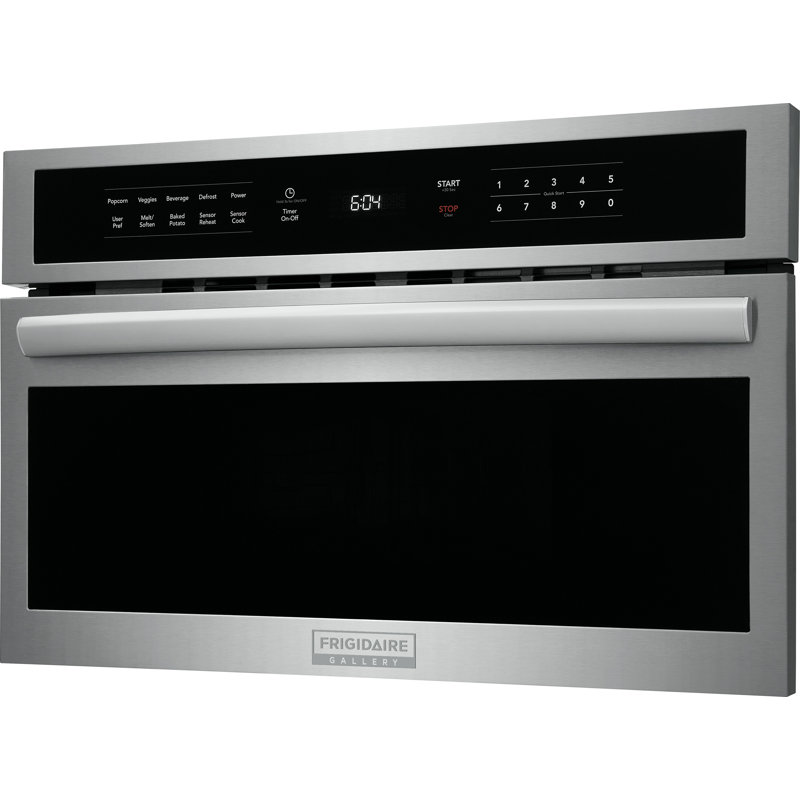 Frigidaire Gallery 1.6 Cubic Feet 1650 Watt Built-In Microwave with Sensor Cooking, Stainless Steel