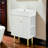 21.6'' Single Bathroom Vanity with Ceramic Top-1299903595