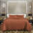 Microfiber Embossed Oversized Modern & Contemporary Bedspread Set With Shams-124114347-124114356