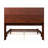 Brevyn Solid Wood Foundation Bed with Bookcase-964715594