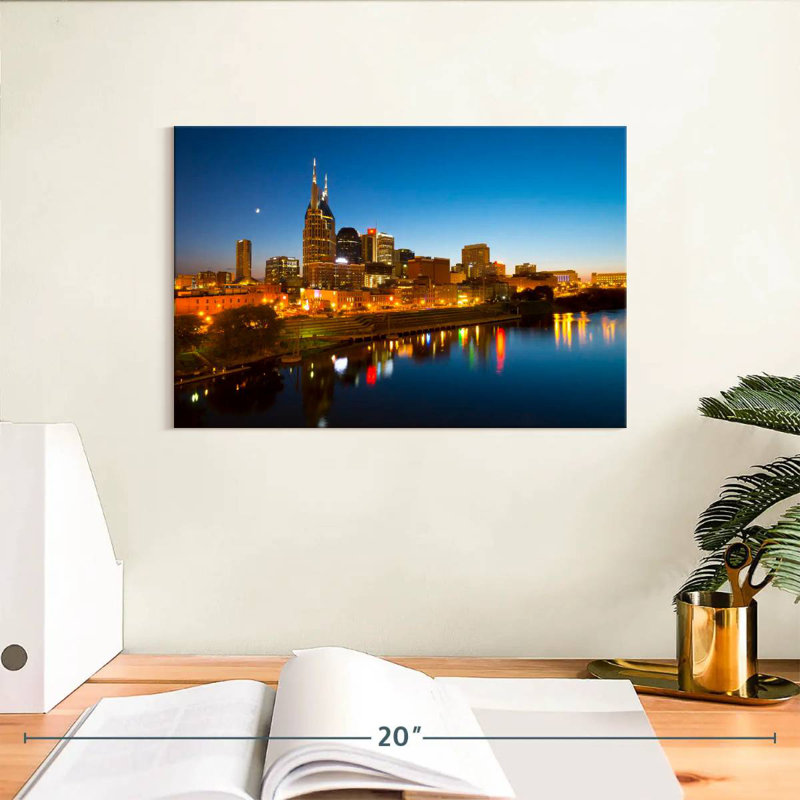 Nicci Nashville Skyline View, 8" H x 12" W