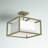 Colston Fabric Semi Flush Mount