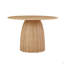 Table de salle à manger ronde en bois moderne 47,24 "