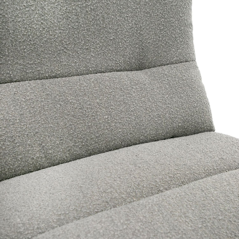 Canapé inclinable électrique 123 po Langosta, 100 % polyester gris