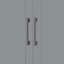 Grand lit gris avec instructions d'assemblage faciles
