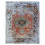 Erased One-of-a-Kind 8'2" x 10' Area Rug in Red/Ivory/Black