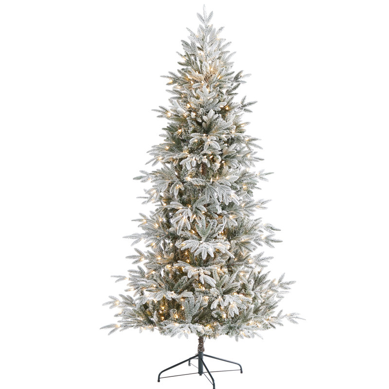 Easy Set-Up Lighted Christmas Tree, 7.5' H