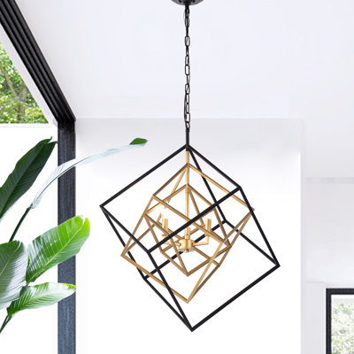 Dorelli 3 - Light Geometric Chandelier