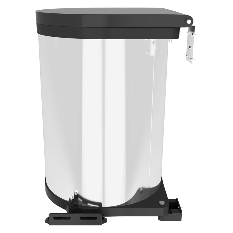 Poubelle pivotante Rev-A-Shelf, Acier Inoxydable, 15 L