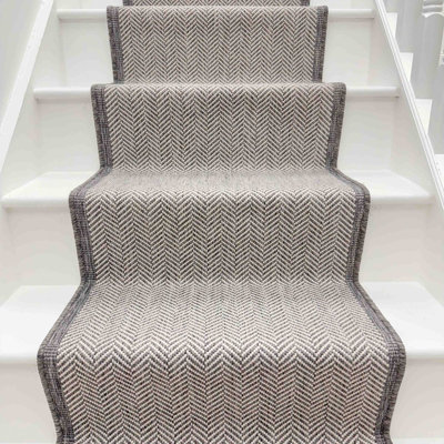 Stair Runner Geometric Flatweave Area Rug