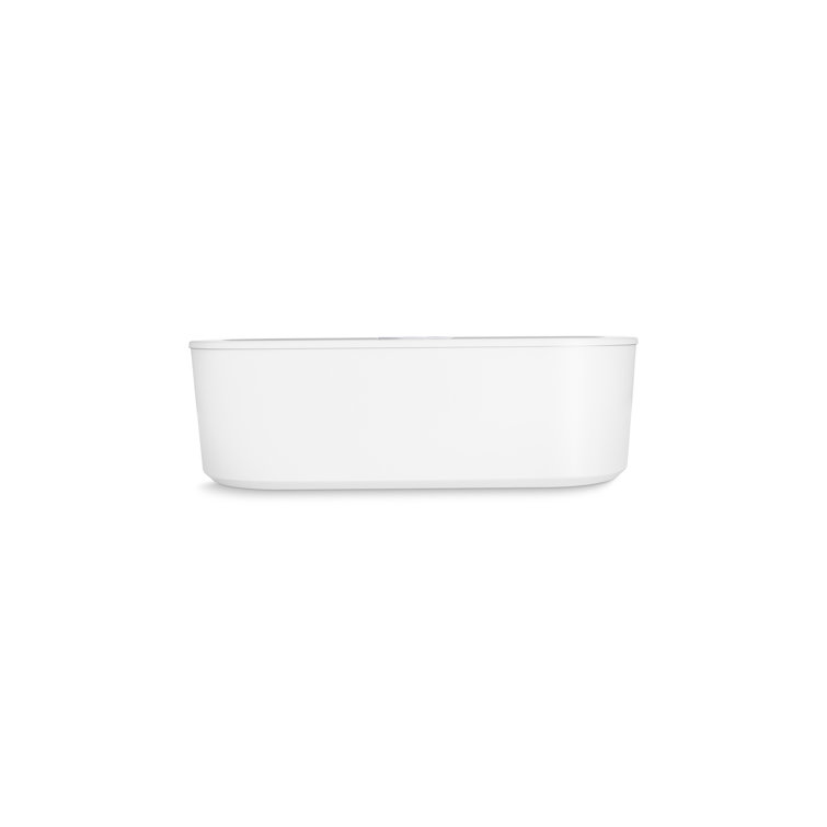 Volute 63 In. X 28-3/8 In. Freestanding Bath With Shroud