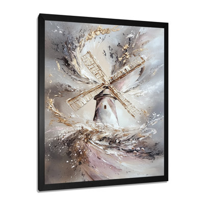 Windmill In The Storm - Windmills Wall Décor