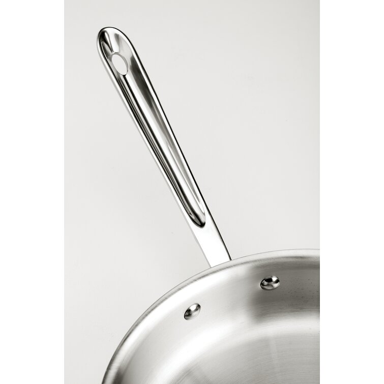 All-Clad d5 Brushed 5-ply Stainless-Steel 3-Qt Sauté Pan, with lid