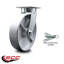 Roulettes semi-pivotantes en poly