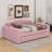 Full Upholstered Daybed With Trundle, Storage Armrests And Latest Integrated Bluetooth Audio System-938254958
