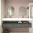 Alysa 71" Wall-Mounted Double Bathroom Vanity Set-71095532