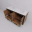 Meuble-lavabo double 60 po x P 22 po