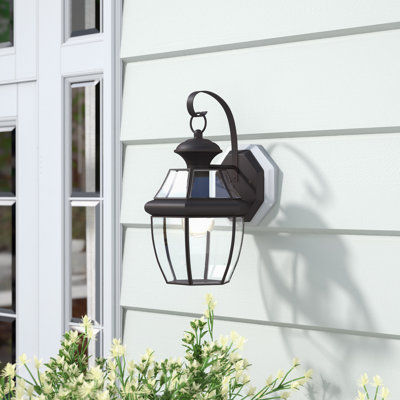 Newbury 1-Light Medici Bronze Outdoor Wall Lantern